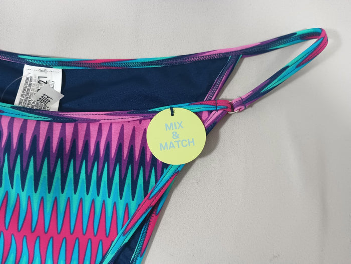 Forever 21 Large Swim Bikini Bottoms Psychedelic Hygienic Liner Fast Ship
