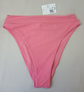 Forever 21 Plus 1X Pink Salmon Swim Bikini Bottoms Stretch Hygienic Liner