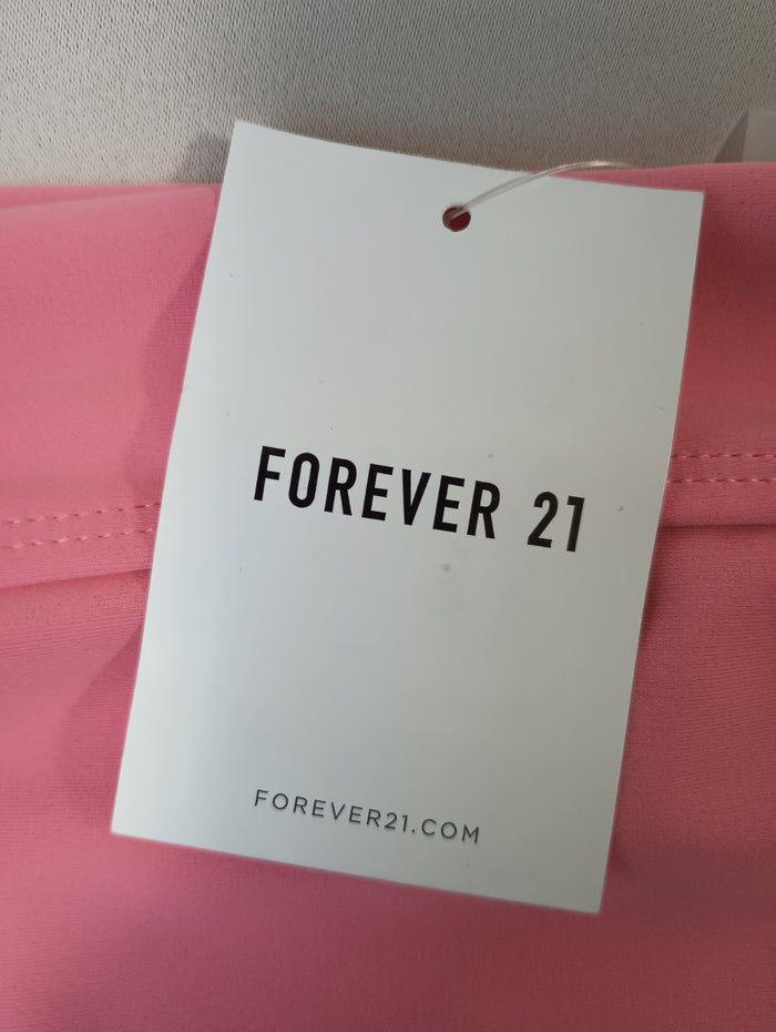 Forever 21 Plus 1X Pink Salmon Swim Bikini Bottoms Stretch Hygienic Liner