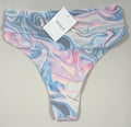 Forever 21 Womens Small Bathing Suit Bottoms Swimsuit Tye Dye Swimwear