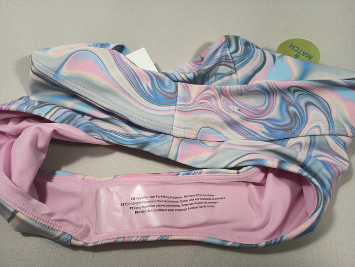 Forever 21 Womens Small Bathing Suit Bottoms Swimsuit Tye Dye Swimwear