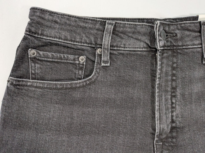 Free Assembly Women's 12 Black Rolled Cuff Jean Shorts Pockets