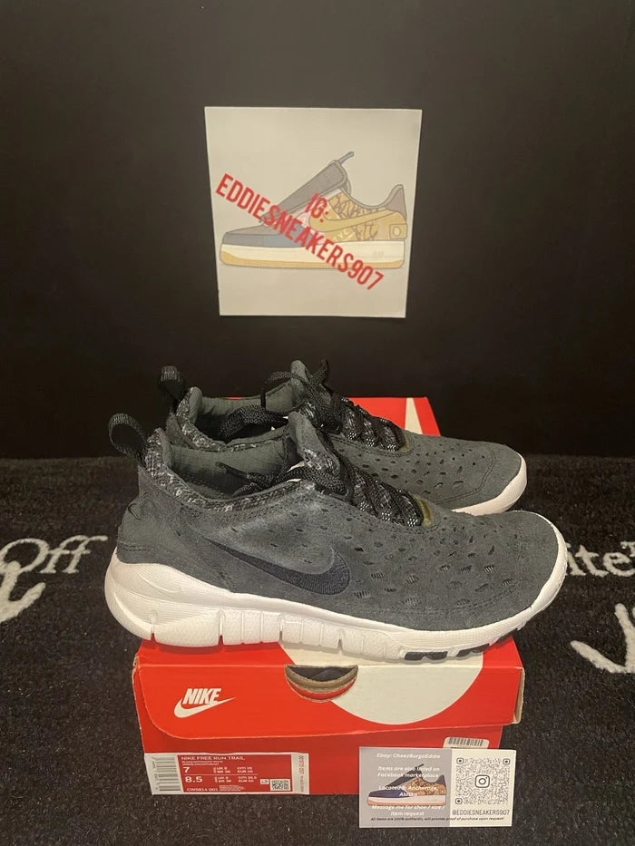 Nike Free Run Trail Men's Sneakers Black White – Brand New, Men's 7 / Women's 8.5