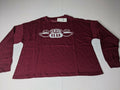 Friends Central Perk womens long sleeve shirt Merlot Small w/tags 50% off