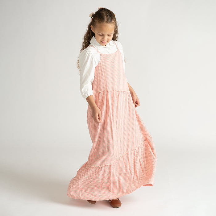 GINGHAM MAXI JUMPER