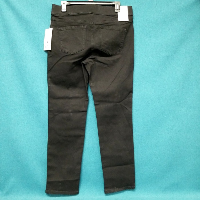 Gloria Vanderbilt Amanda Classic Rise Black Pull On Slimming Jeans