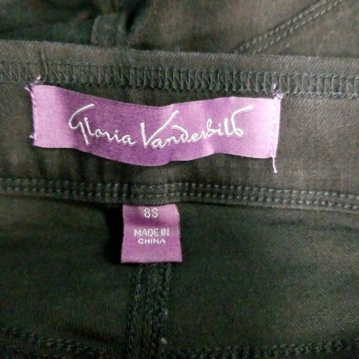 Gloria Vanderbilt Amanda Classic Rise Black Pull On Slimming Jeans