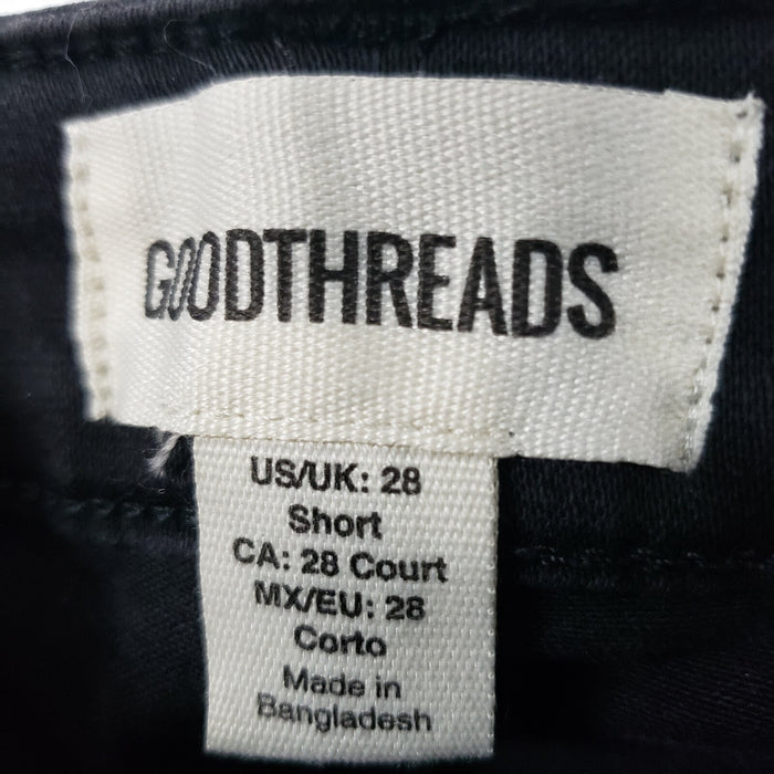 Goodthreads Women's High-Rise Skinny Jean, Gunmetal, 28 Short