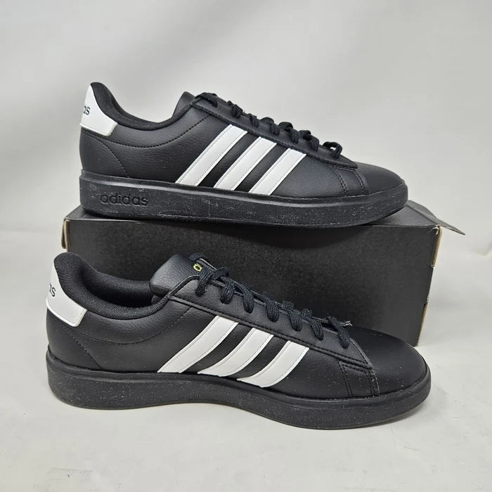 adidas Grand Court 2.0 Men's Sneakers Black White – JR0546, Size 10.5