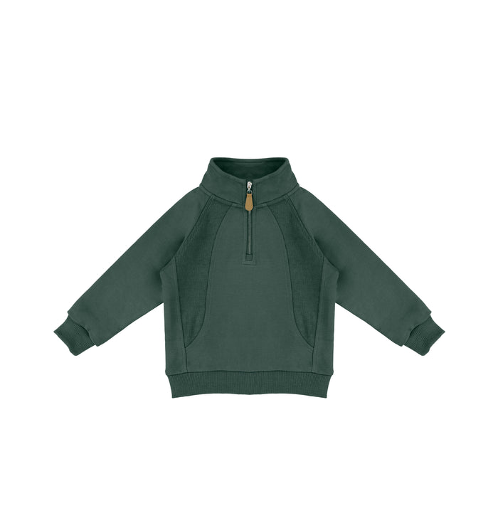 HALF ZIP SWEATSHIRT