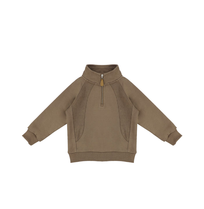 HALF ZIP SWEATSHIRT
