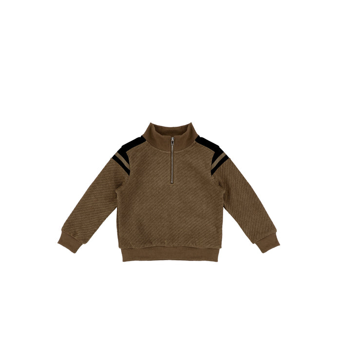 HALF ZIP SWEATSHIRT