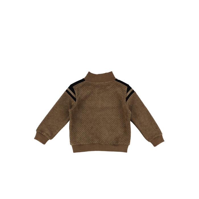 HALF ZIP SWEATSHIRT