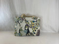 Handmade Canvas Tote Bag – Casual Double-Strap Purse with Fun Bird Peacock & Toucan Design