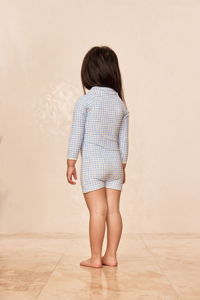 Hilo One Piece Kids - Sky Gingham
