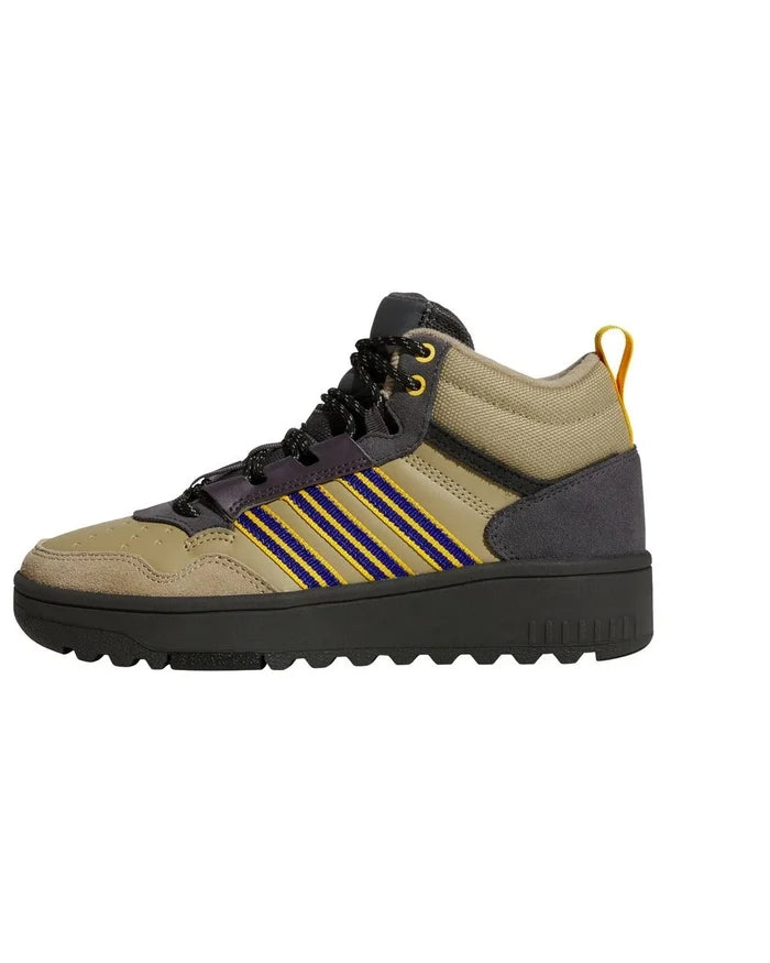 Adidas Hoops 4.0 Midwinter Brown Boys Women Sneakers Sports Shoes - image 3