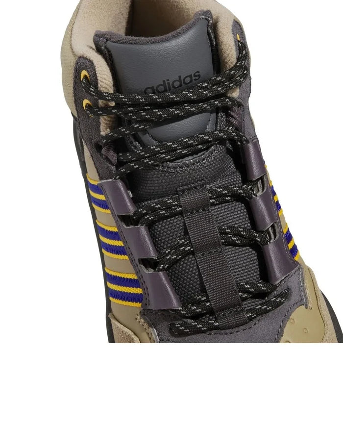 Adidas Hoops 4.0 Midwinter Brown Boys Women Sneakers Sports Shoes - image 4