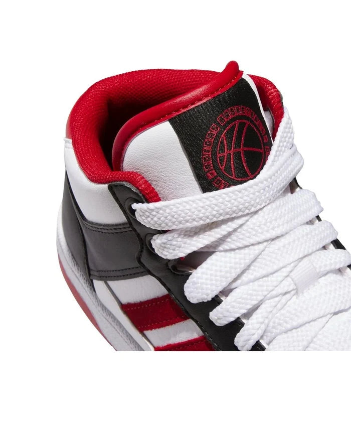 Adidas Hoops Mid J White Red Boys Sneakers Boys Women Sports Shoes - image 6