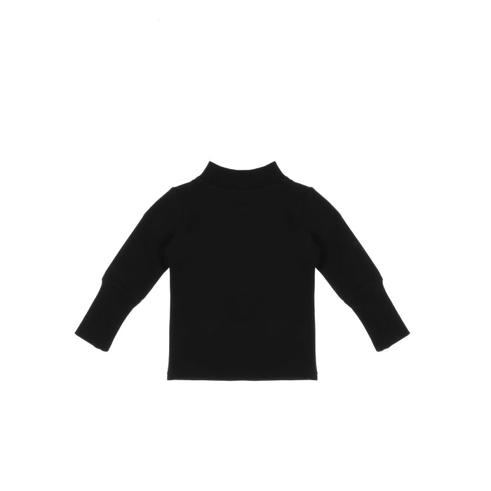 HORSE SHOE MOCK NECK