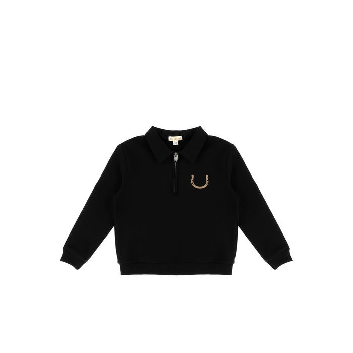 HORSE SHOE ZIP TOP