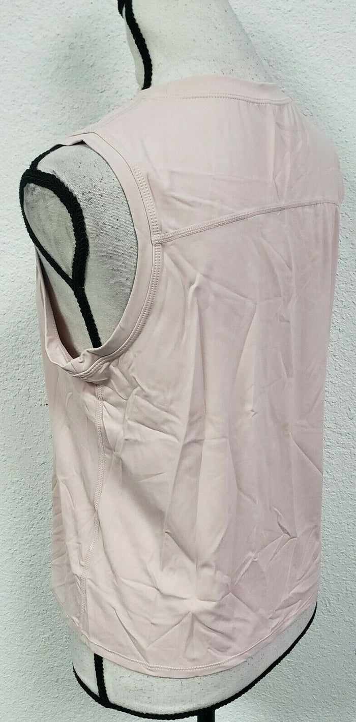 Hount Women's High Neck Tank Tops Summer Sleeveless T Shirts Loose Fit, Pink