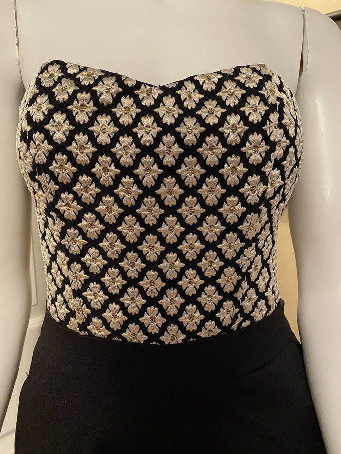 INA Sleeveless Crop Flare Jumpsuit S-L Available
