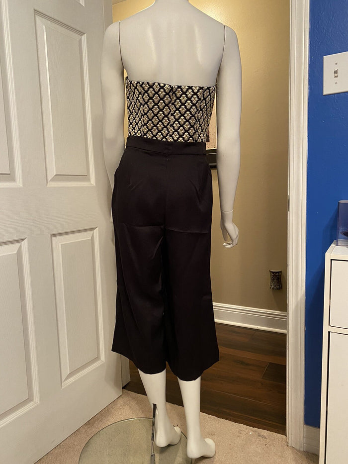 INA Sleeveless Crop Flare Jumpsuit S-L Available