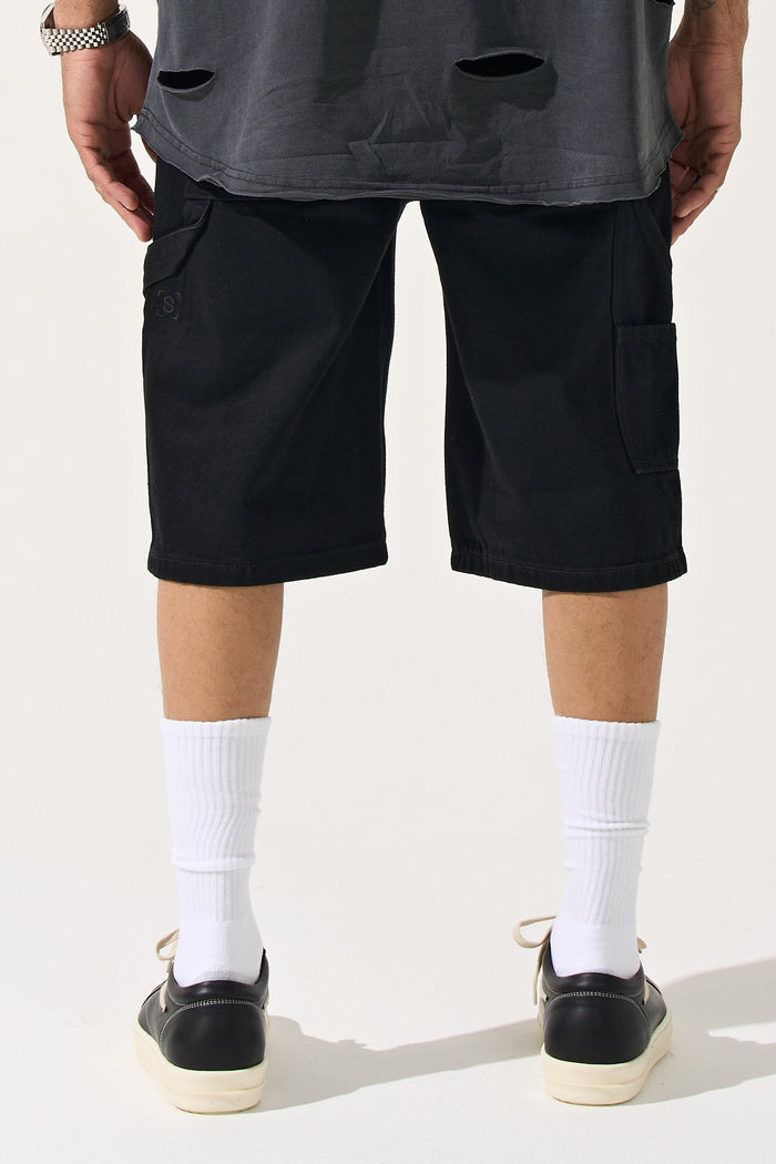 "INKSTONE" Denim Shorts