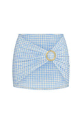 Jamaica Sarong - Sky Gingham