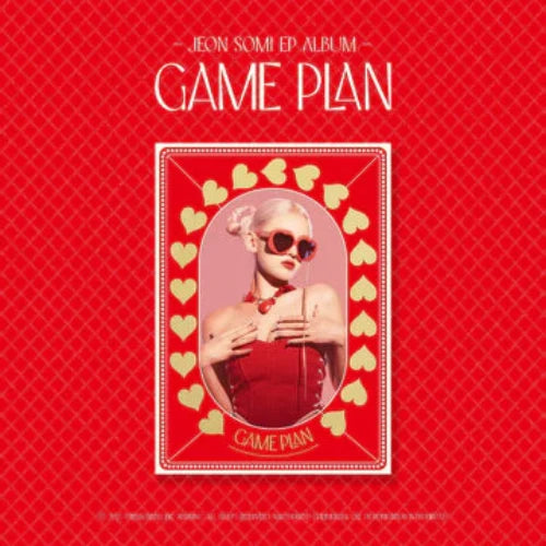 JEON SOMI - GAME PLAN 1st EP Album - Photobook Version - Red Version