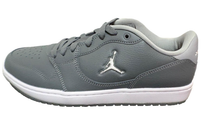Nike Joran Court Connect Low Mens Basketball Sports Shoe Sneaker Gray White - Image 1