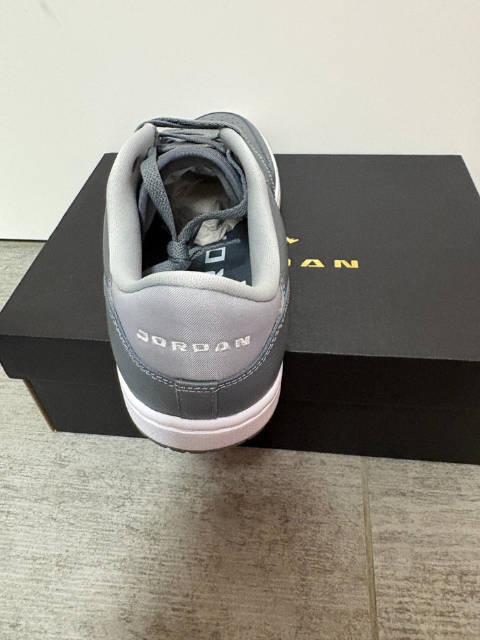 Nike Joran Court Connect Low Mens Basketball Sports Shoe Sneaker Gray White - Image 5