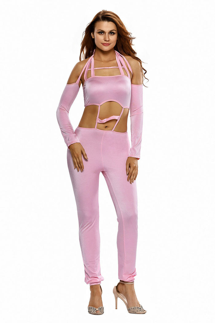 Jumpsuit "Clearance" Size "M (6)" "L (8)" Futuristic Cut out Bodice Jumpsuit