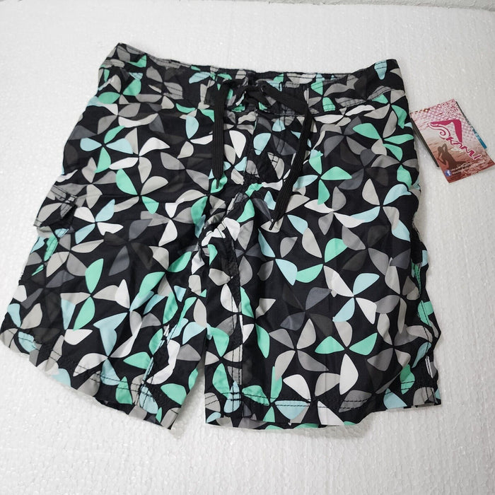 Kanu Surf Women's Oceanside UPF 50+ Active Swim Board Short, Audrey Black