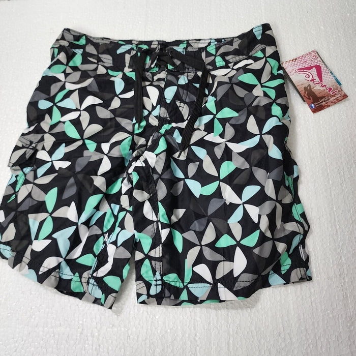 Kanu Surf Women's Oceanside UPF 50+ Active Swim Board Short, Audrey Black