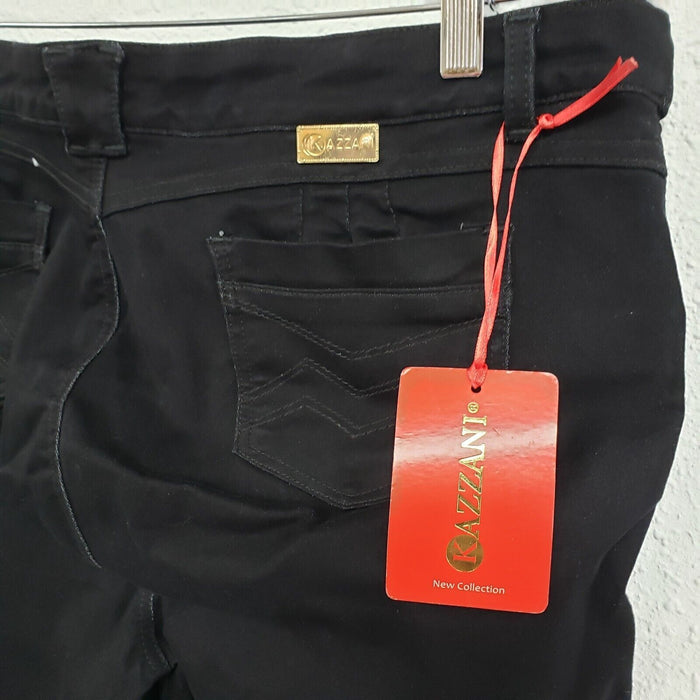 Kazzani Jeans Women's Con Bolsillo Moda, Black