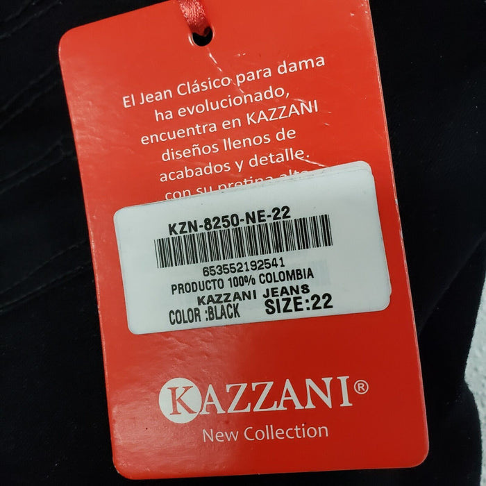 Kazzani Jeans Women's Con Bolsillo Moda, Black