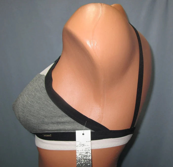 Kensie Women's Toni Wire-Free Bralette Heather Coal Gray Size S R7413554