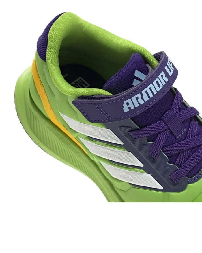 Kids Adidas Marvel Runfalcon 5 Iron Hulk Green Athletic Shoes - image 6