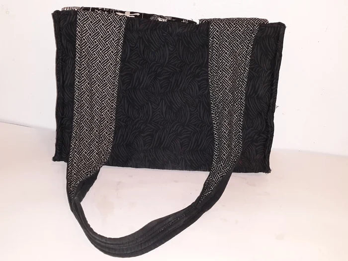 Ladies Asian Design Fabric Handbag – Stylish Women's Shoulder Tote Purse
