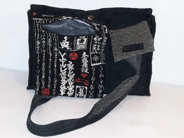 Ladies Asian Design Fabric Handbag – Stylish Women's Shoulder Tote Purse