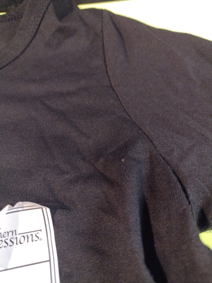 Ladies Scoop Neck Tee Small Black Southern Expressions