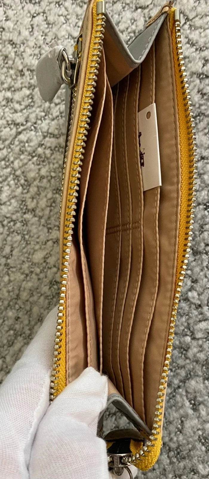 Coach Large Colorblock Zippy Wristlet – Authentic Designer Zip Clutch Wallet, NWT