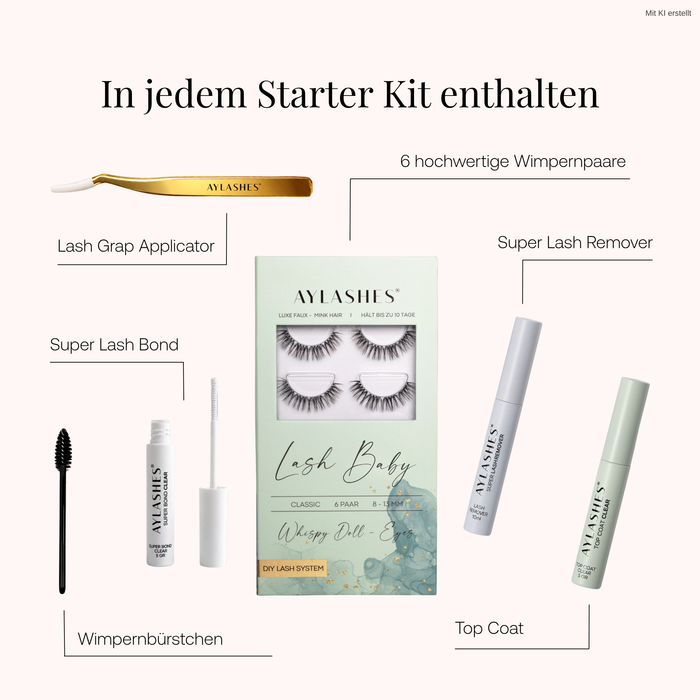 LASH BABY STARTER KIT (8mm-13mm)
