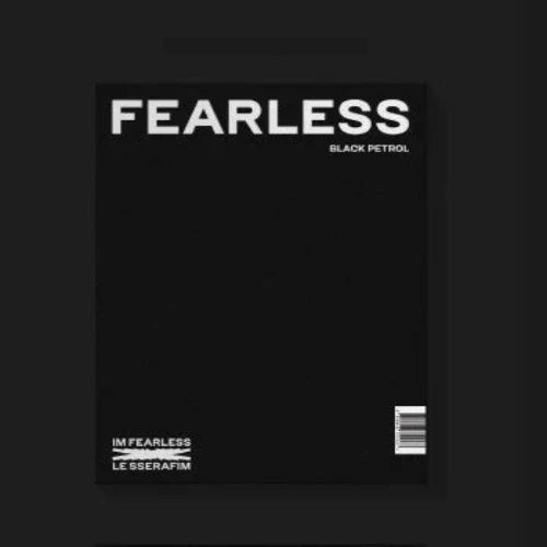 LE SSERAFIM FEARLESS 1st Mini Album 2 Variations - Vol.1 Black Petrol Version