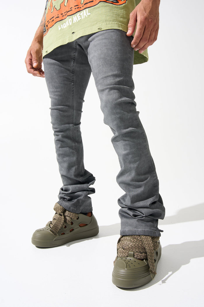 "LEAD" Stacked Jeans