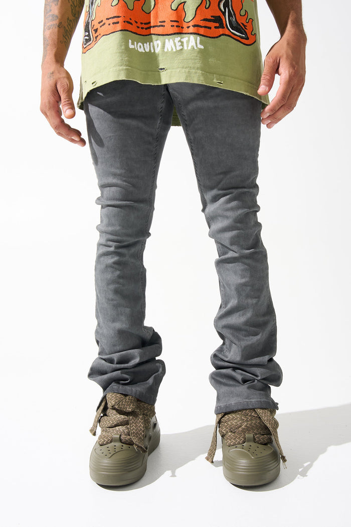 "LEAD" Stacked Jeans