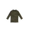 LEOPARD PRINT MOCK NECK