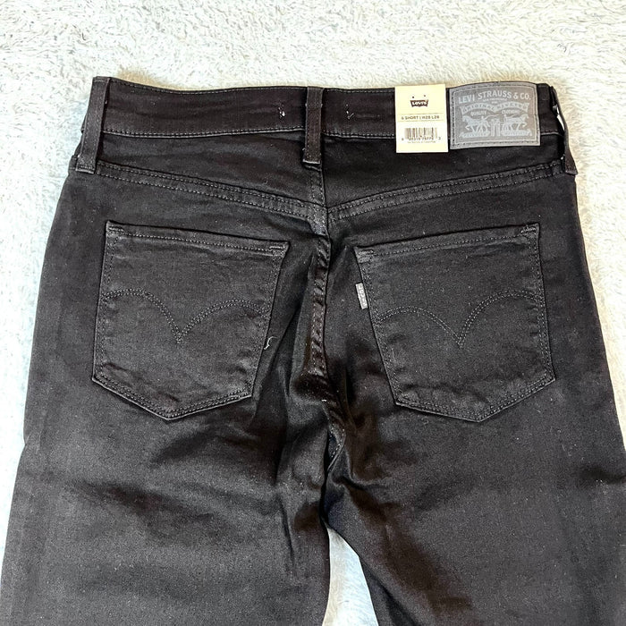Levi's Women's Black 311 Shaping Skinny Jeans Short