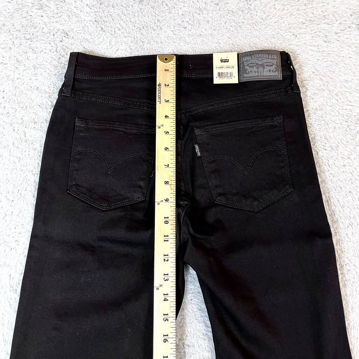 Levi's Women's Black 311 Shaping Skinny Jeans Short